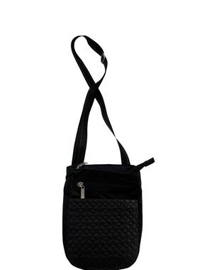 Sherpani Black Quilted Crossbody Shoulder Bag
